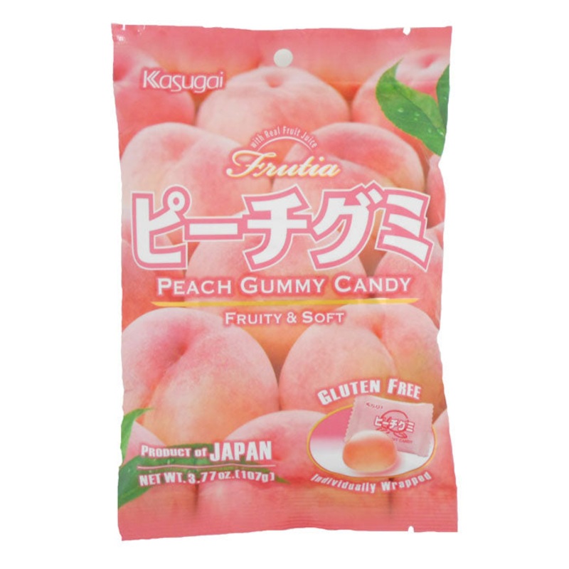 KASUGAI Gummy Peach Candies 130g