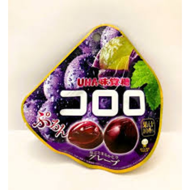 UHA Kororo Grape Candy 48g
