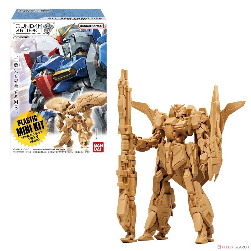 BANDAI Gundam Artifact Vol.03|011 GOUF FLIGHT TYPE 1pc|012 Z GUNDAM 1pc|013 QUBELEY 1pc|014 STARK JEGAN 1pc|015 OO RAISER 1pc|5pcs (a full box)