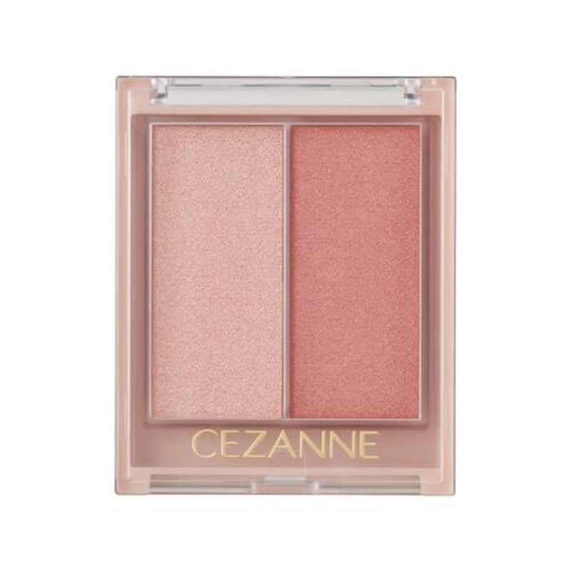 CEZANNE Face Glow Color Blush 02 Rose Glow