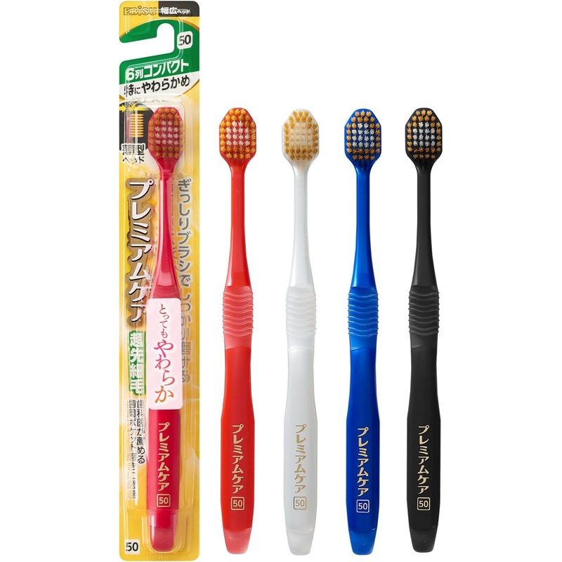 EBISU Premium Care Toothbrush 7 Rows Regular 1pc