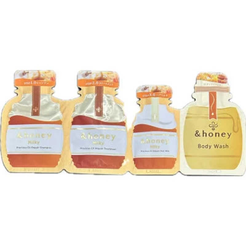 &HONEY Milky Precious Ex Repair Trial Travel 4-pack