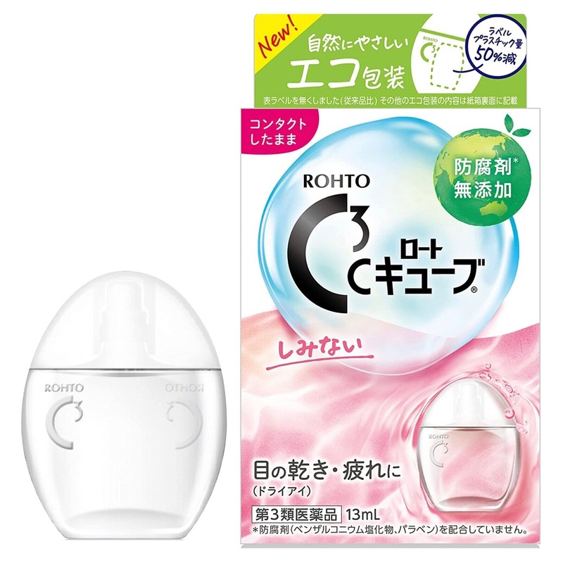 ROHTO C Cube Mild Contact Eye Drops 13ml