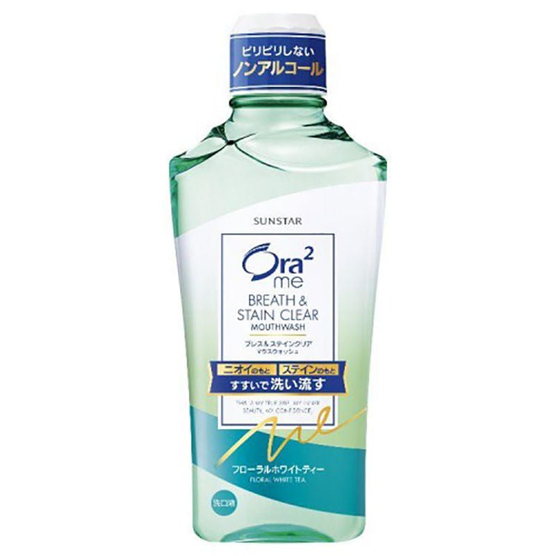SUNSTAR Ora2 Me Breath and Stain Clear Mouthwash R Peach Leaf Mint 460ml