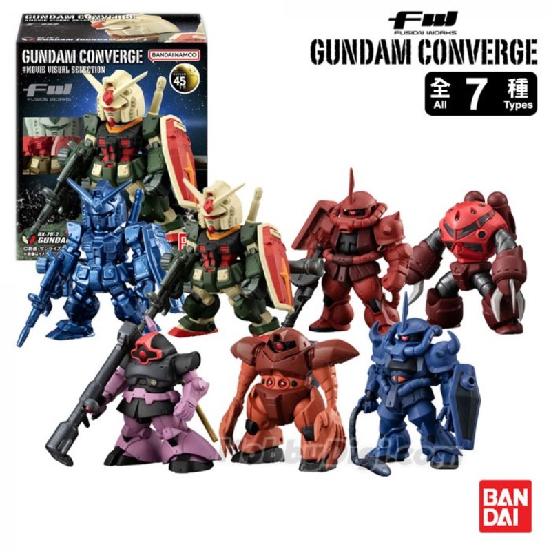 BANDAI w Gundam Converge movie Visual Selection 1pc