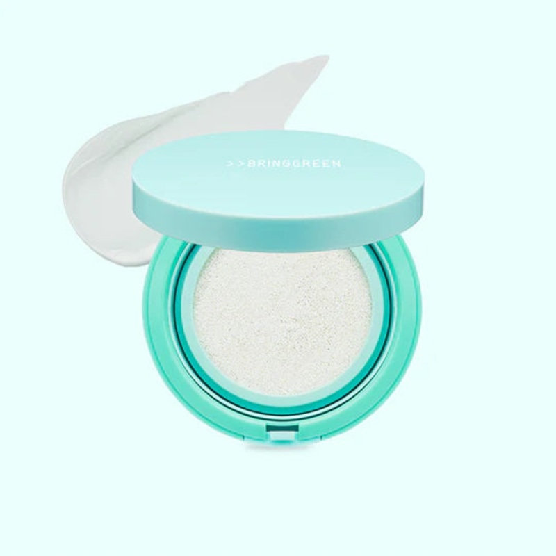 BRINGGREEN Tea Tree CICA Tone-Up Sun Cushion SPF 50+ PA++++ 15g