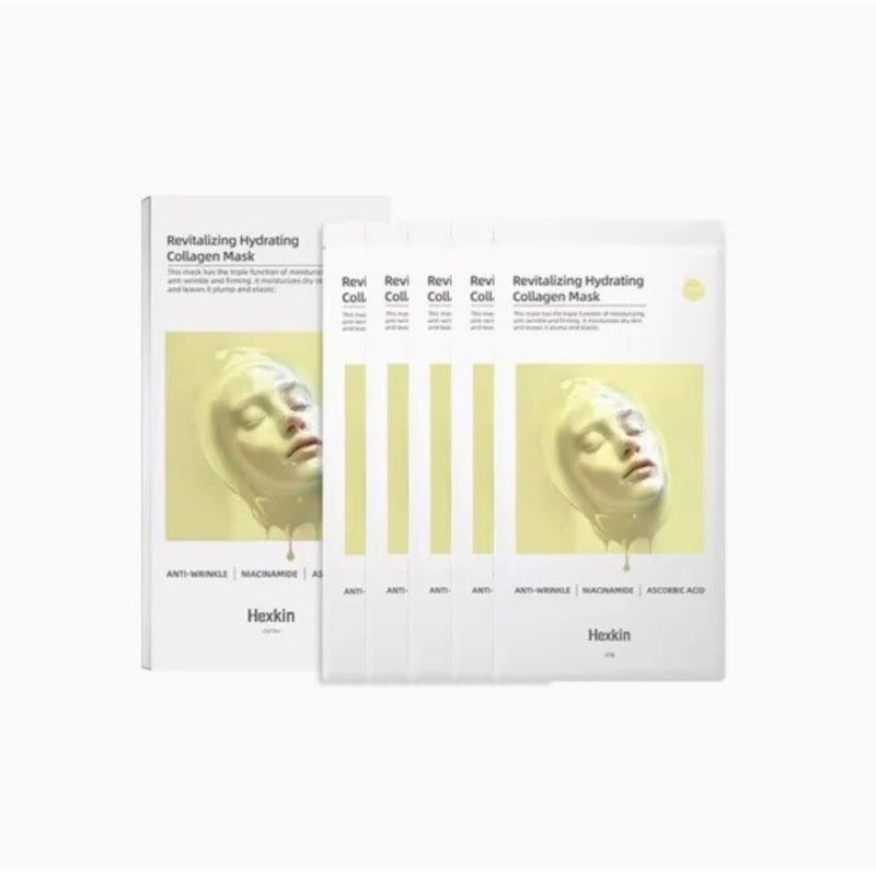 HEXKIN Revitalizing Hydrating Collagen Mask 5Pcs