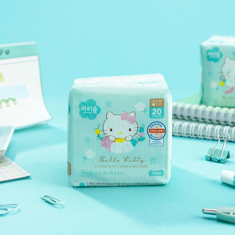 ITC Hello Kitty Cotton Soft Cover Long Liner 17.5cm 20pcs