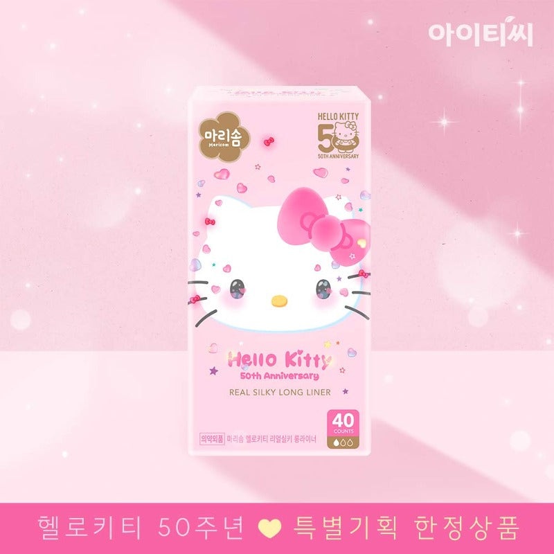 ITC Hello Kitty Real Silky Sanitary Pads 18cm 40pcs