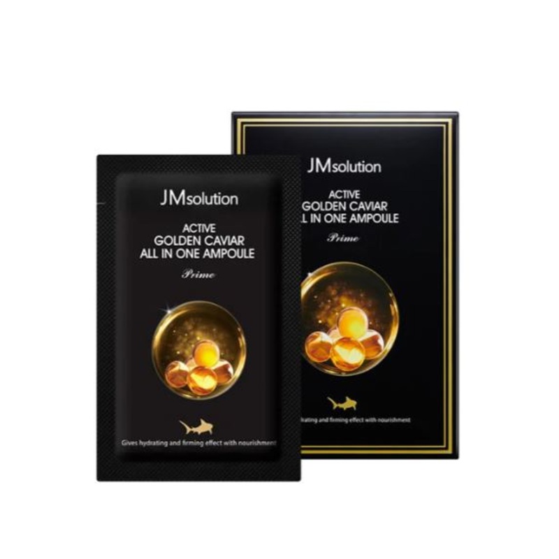 JM SOLUTION Active Golden Caviar Nourishing Mask Sheet 10pcs