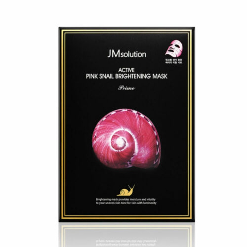 JM SOLUTION Active Pink Snail Brightening Mask 10pcs