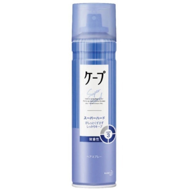 KAO Cape Super Hard Level 3 Hair Spray No Fragrance 180g