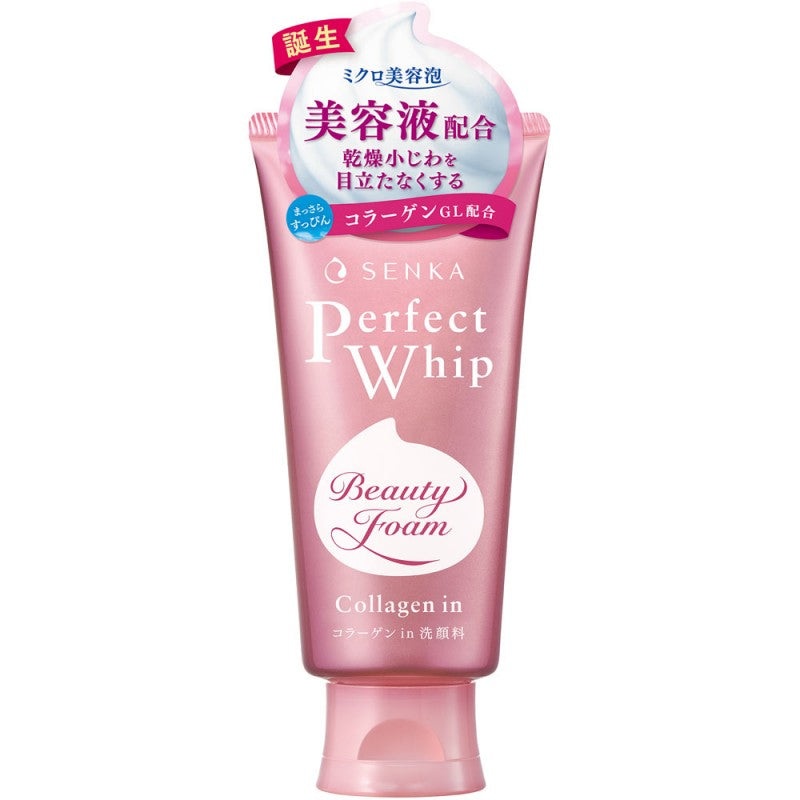 SHISEIDO Senka Perfect Whip Collagen Face Cleansing Foam 120g