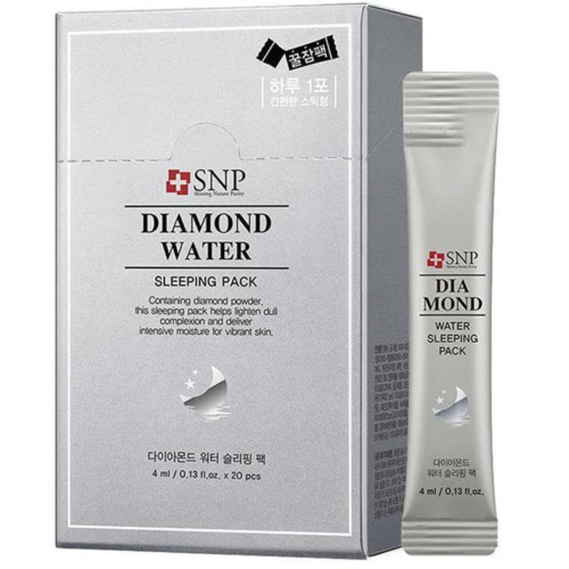 SNP Diamond Hyaluronic Acid Water Sleeping Pack 4ml x 20