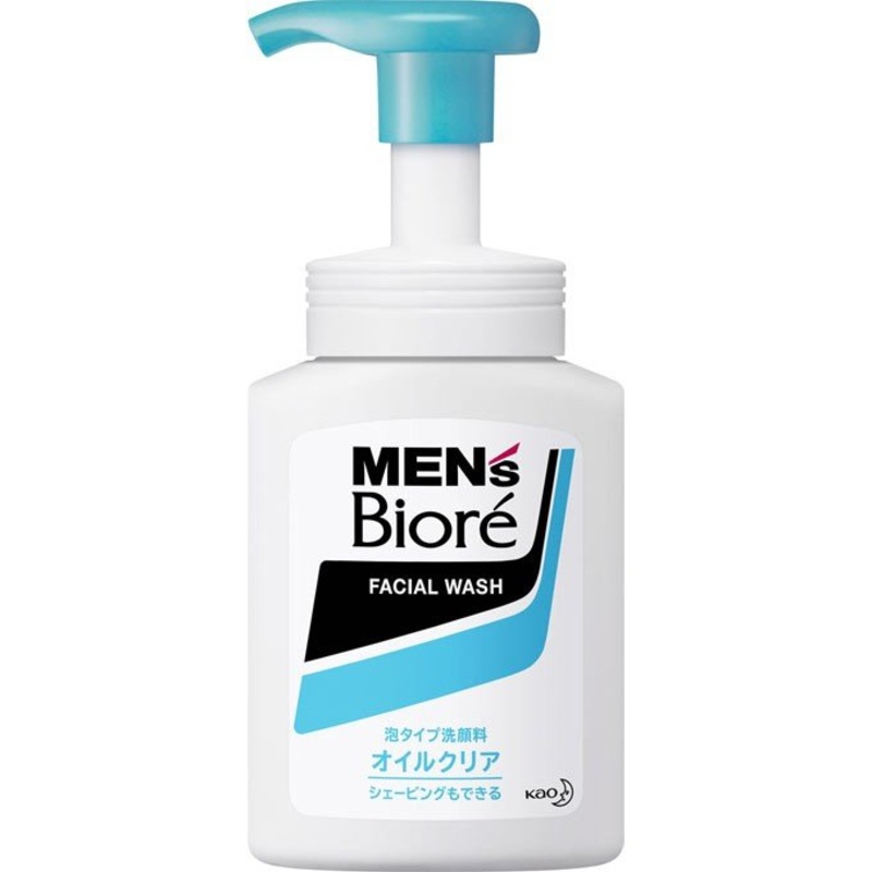 KAO Men’s Biore Foaming Face Wash Oil-Clear 150ml