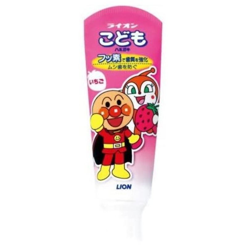 LION Anpanman Kids Toothpaste Straberry 40g