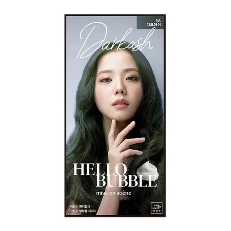 MISE EN SCENE Hello Bubble Hair Foam Color – 5A Dark Ash