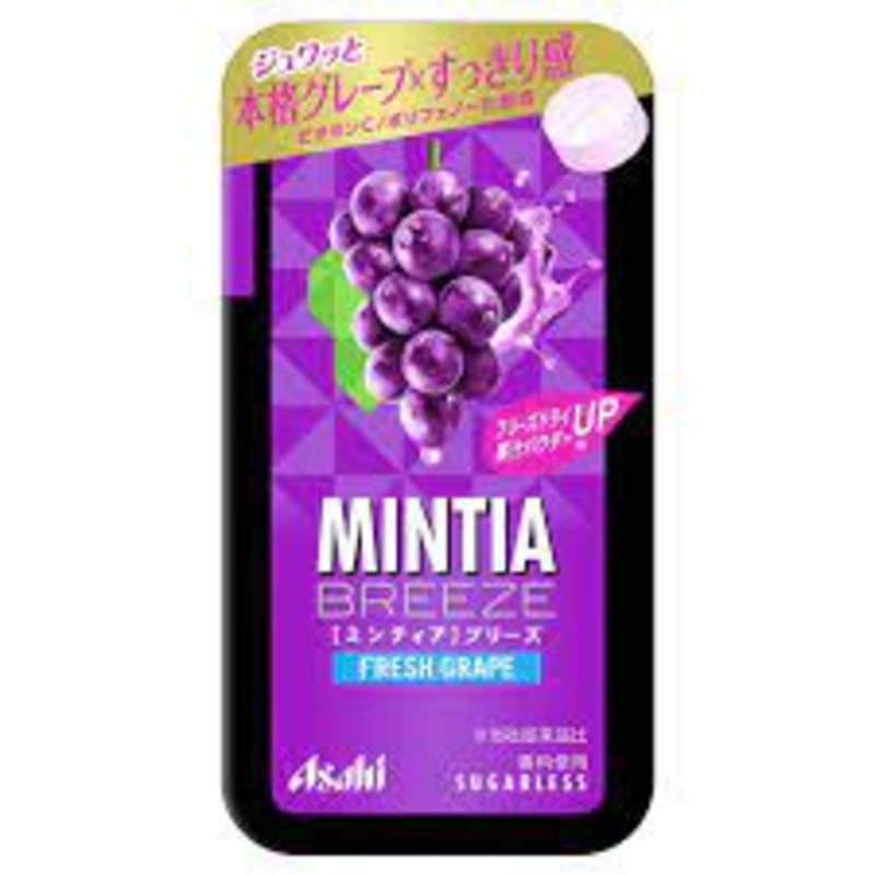 ASAHI Mintia Breeze Grape 30 Tablets 22g