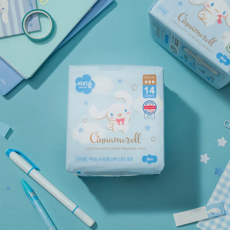 ITC Cinamoroll Organic Soft Sanitary Pads M 25cm 14pcs