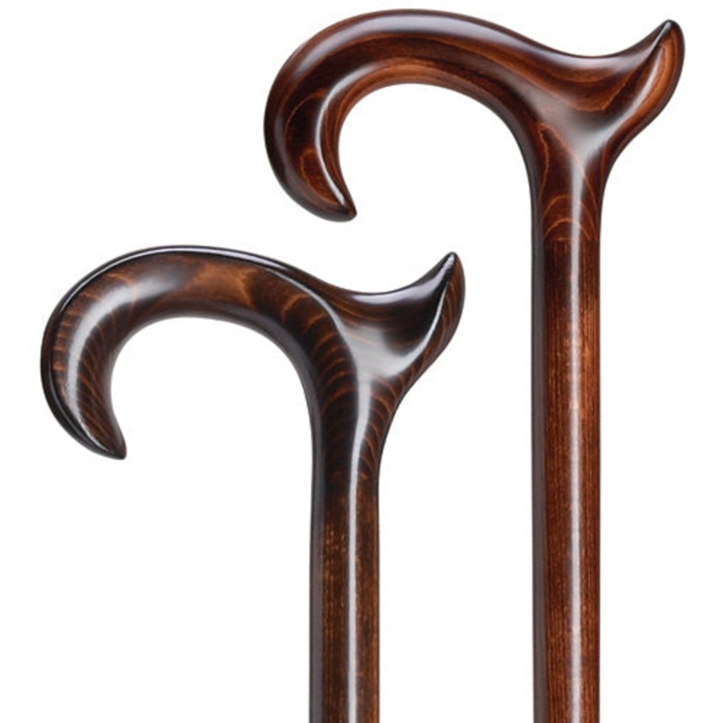 Anatomical Derby Handle-Dark Scorched