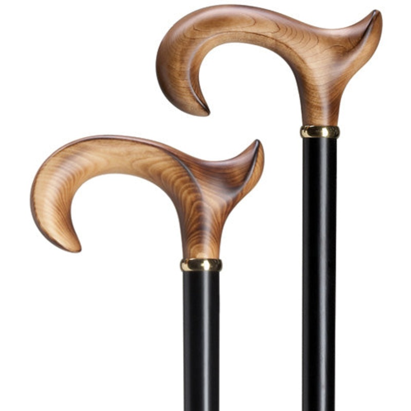 Anatomical Derby Handle-Scorched Maple