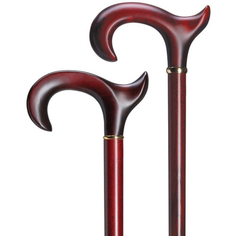 Anatomical Solid Wood Derby- Burgundy
