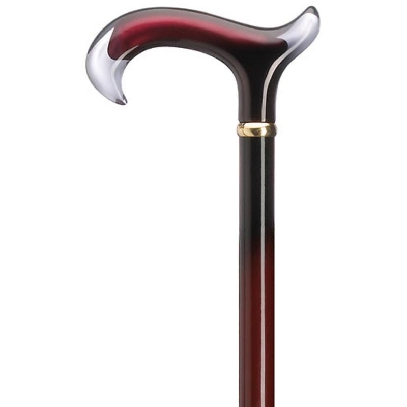 Burgundy Acrylic Derby