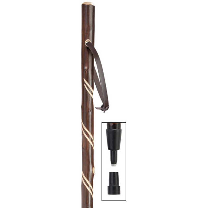 Double Spiral Hiking Staff