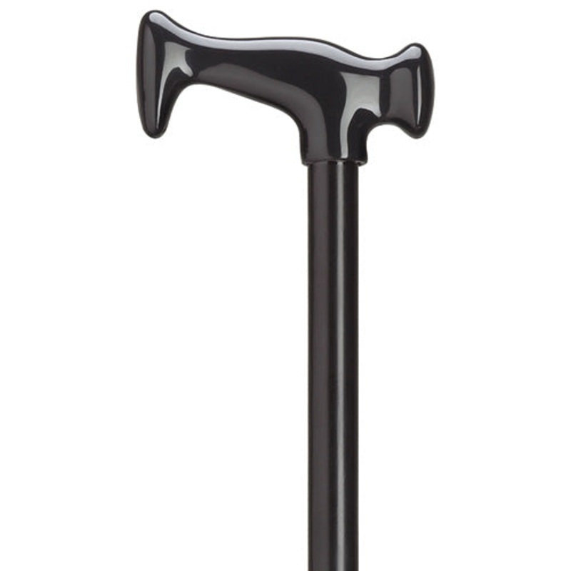 Hardwood J Line Handle-Black