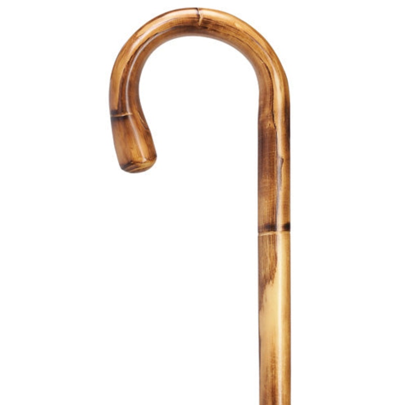 Imported Crook Handle Stepped & Scorched Chestnut
