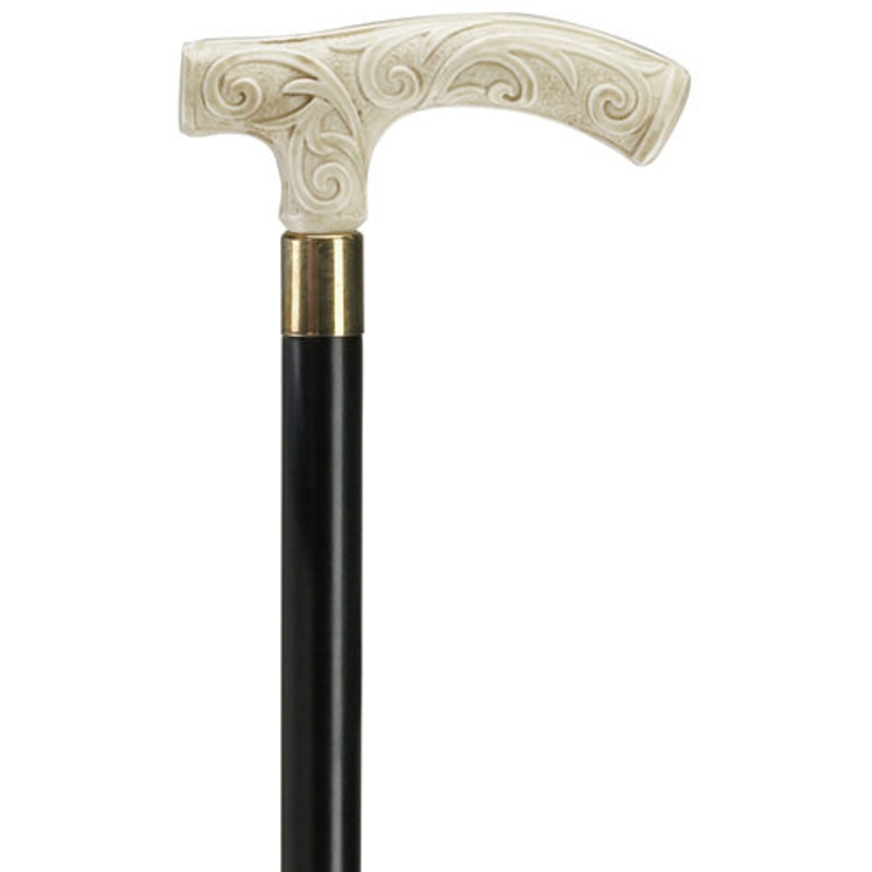 Imported Fritz  Handle With Intricate Scrolling