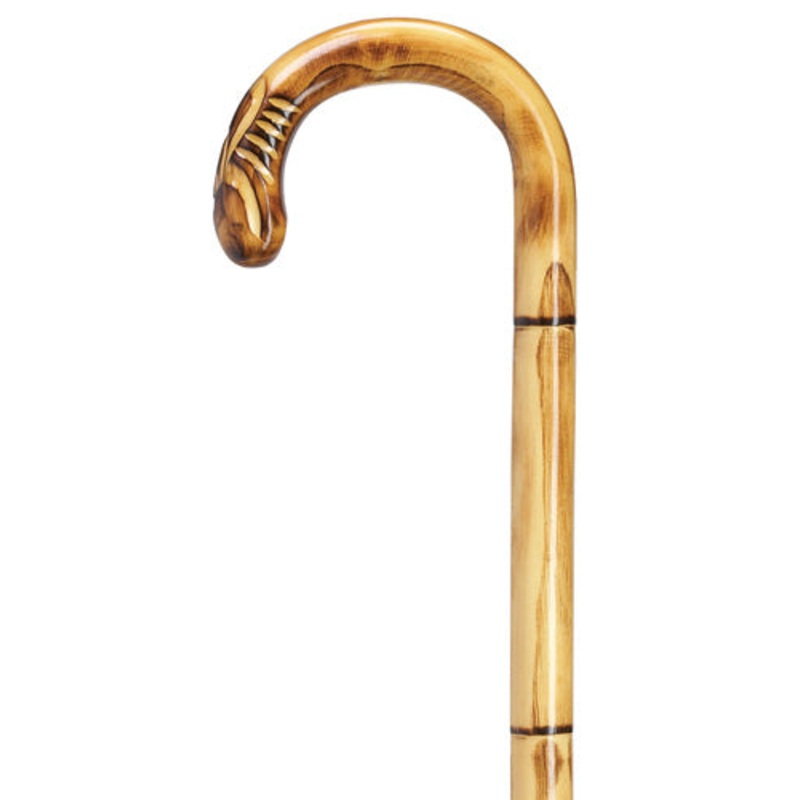 Imported Hand Carved Crook-Stepped & Scorched