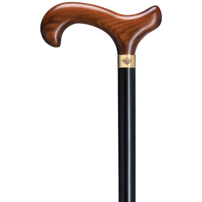 Scorched Cherry Stain on Black Shaft