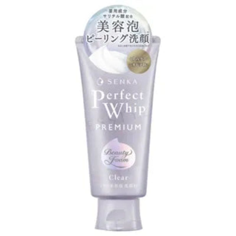 SHISEIDO  Senka Perfect Whip Premium Beauty Foam Clear 120g