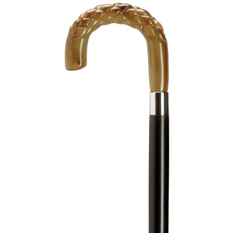 Decorative European Crook Handle With Diamond Carving