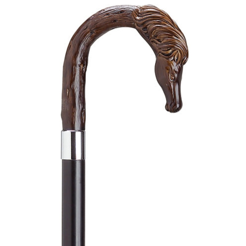 Decorative European Horse Head Crook Handle
