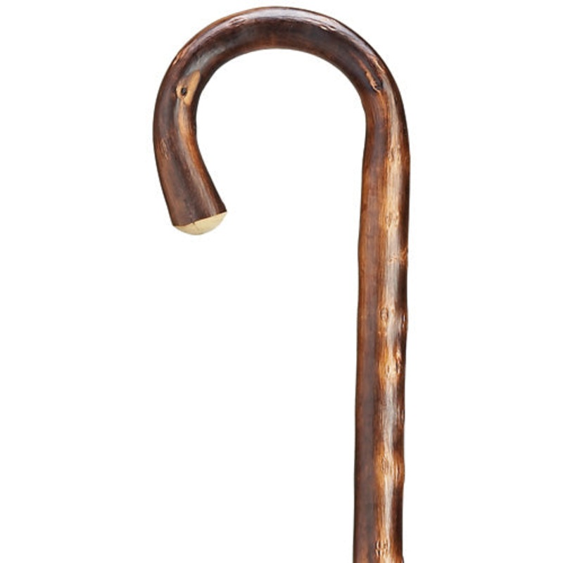 Extra Long Crook Handle-Natural Bark Finish