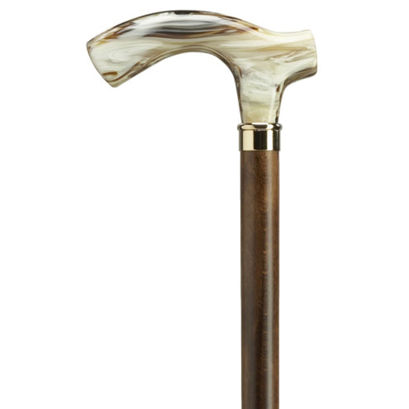 Imported Acrylic Fritz Brown Marbleized