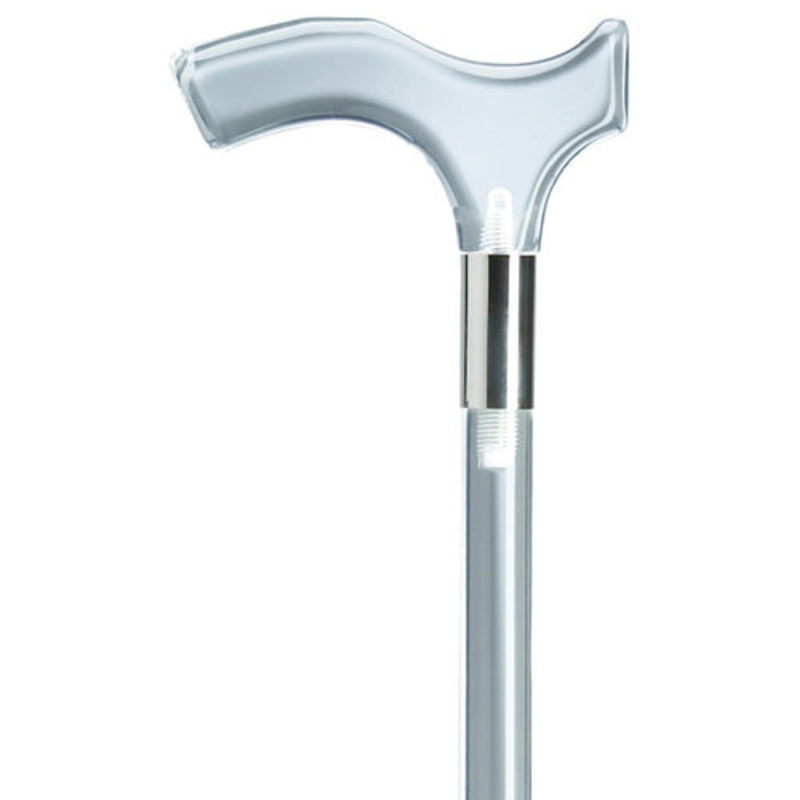 Ladies Lucite Derby Handle Cane