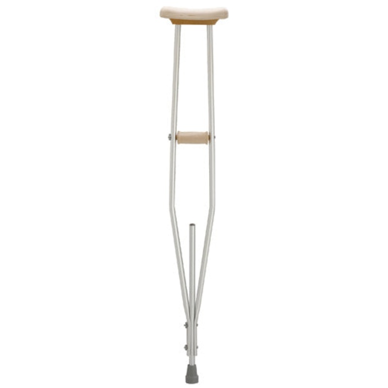 Lofstrand Aluminum Underarm Crutches With Wing Nut Adjustment-Child