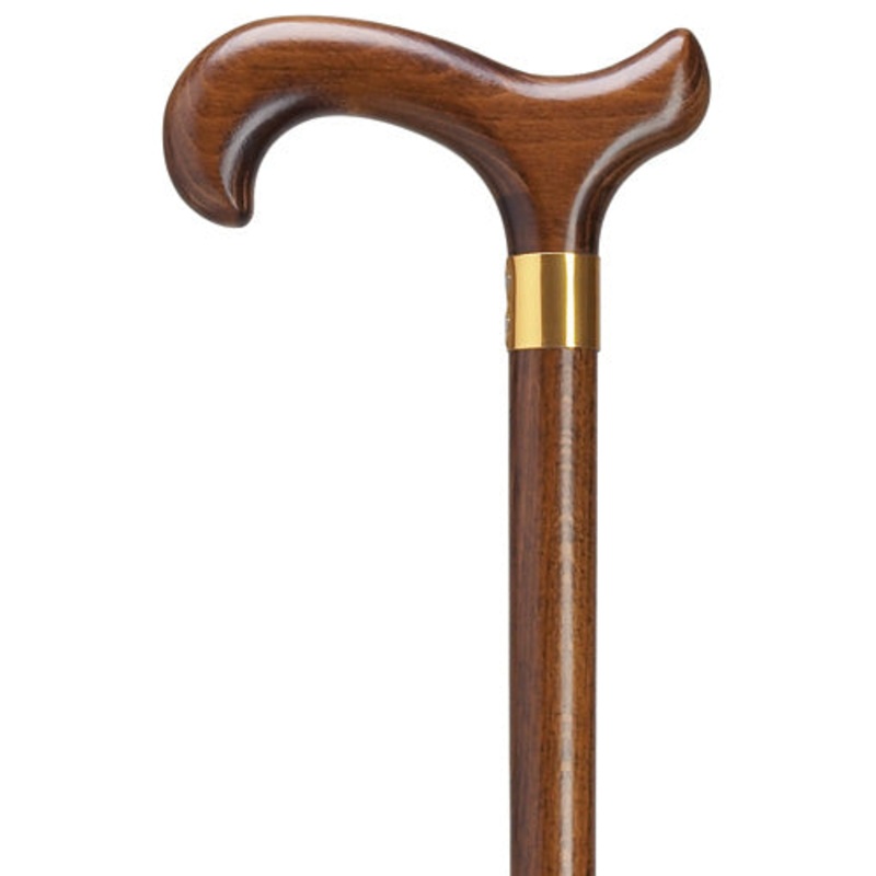 Mens Derby with Brass Band|Walnut|Black|Scorched
