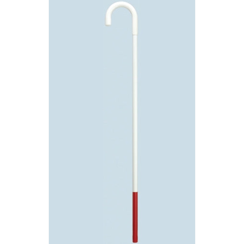 Visually Impaired Crook Handle Aluminum Cane-7-8
