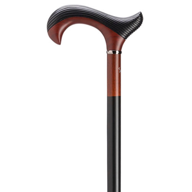 Ergonomic Hand Carved Styrated Derby