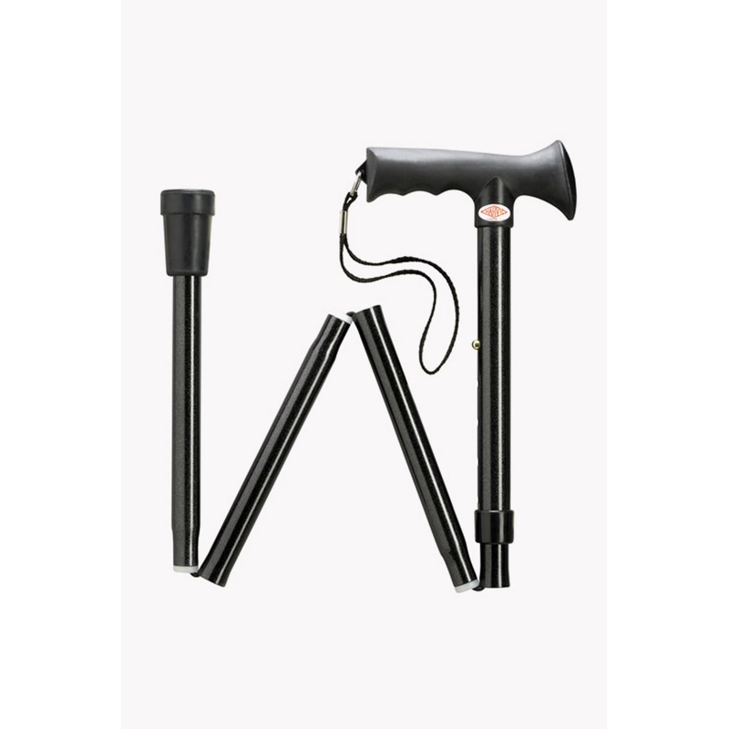 Folding Aluminum Adjustable Overmold Ergonomic Grip