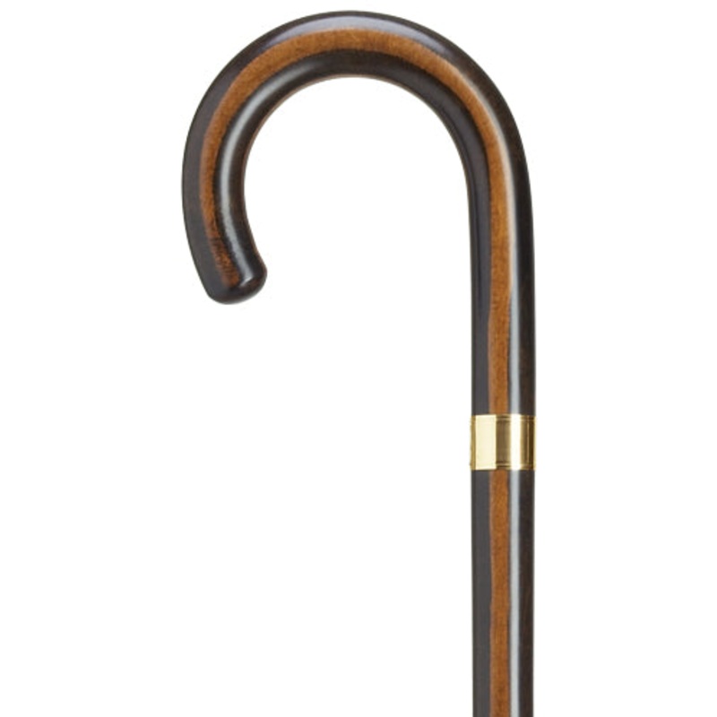 Francais Crook Handle-Gold Plate Band