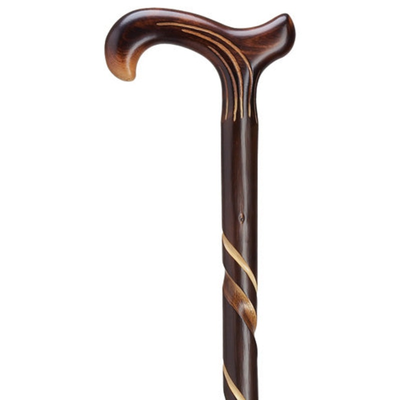 Hand Carved Spiral Derby – Tall