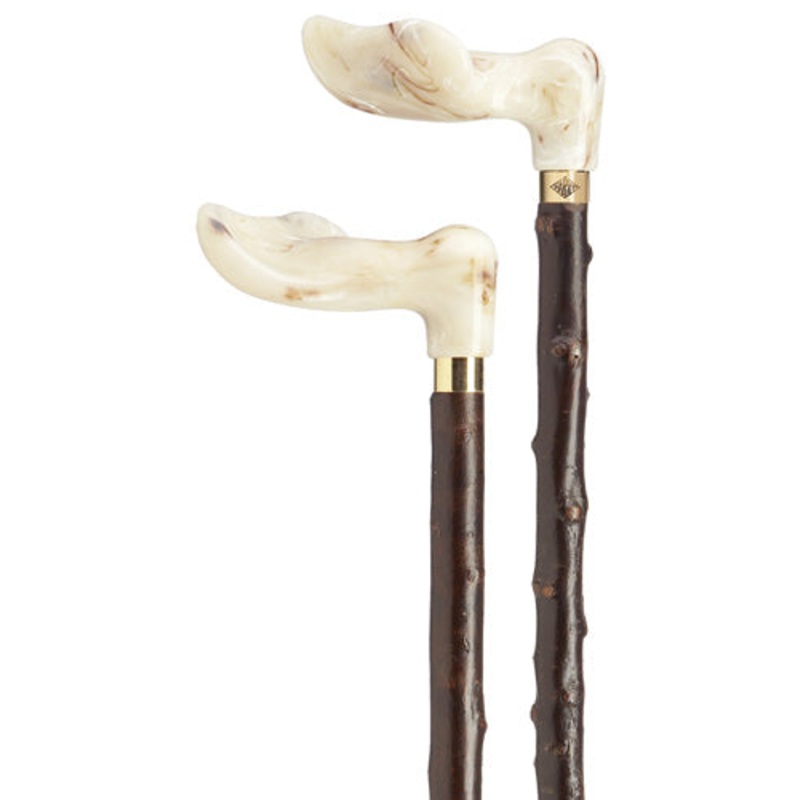 Marbleized Palm Grip On Blackthorn shaft