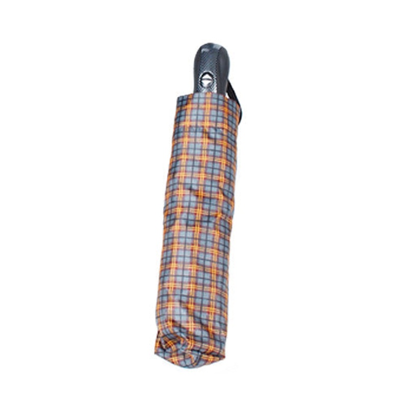 Mini Folding Umbrella grey-brown-gold