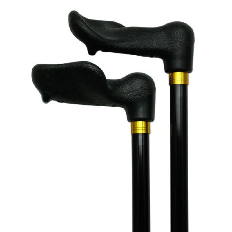 Right Hand  Palm Grip Cane on a  7-8 Aluminum Shaft