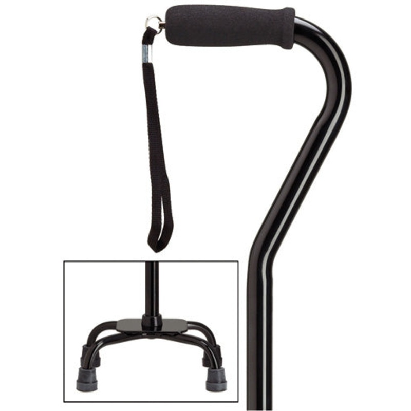 Small Base Quad Cane in Color|Bronze Small Quad|Rose Small Quad|Mint Small Quad|Blue Small Quad|Black Small Quad|Gold Small Quad|White
